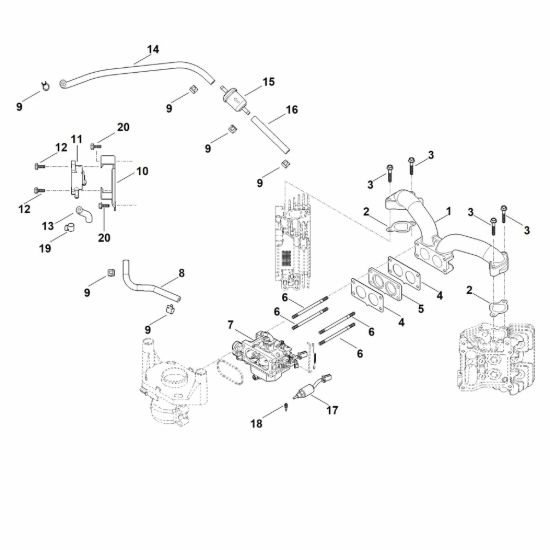 Picture of H - Sistema di alimentazione carburante EVC 8000.0 (EVC8000-0001)